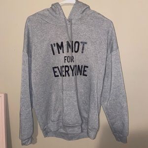 Gray graphic women’s hoodie